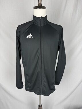 Adidas Climalite Full Zip Jacket | Men’s Large, Black, Lightweight